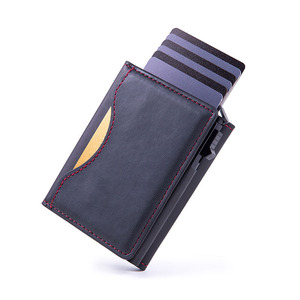 Cartera Magnética Inteligente Trifold con Bloqueo RFID, Estuche para Tarjetas con Expulsión Automática y Parte Trasera Magnética Fuerte para iPhone 17 16 - Product Image 1
