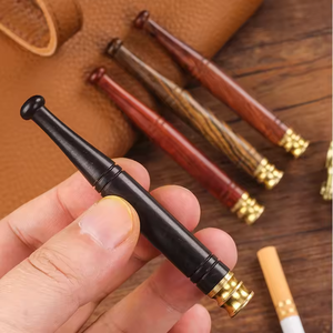 Lavable Portable Petit Porte-Cigare Bois Rouge Sain Fumer Accessoires Pointe Filtre Embouchure - Product Image 4