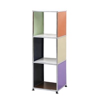 Gabinete de estante decorativo de almacenamiento abierto de combinación de varios colores de calidad superior para el hogar, Villa, Hotel, Oficina