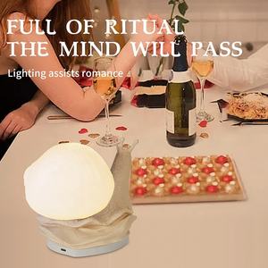 J & R nouveau produit LED changement de couleur lumière tactile simulé escargot chambre lampe de bureau veilleuse - Product Image 3