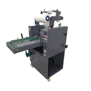 FM-390C Semi Automatic Cold and Hot <strong>Paper</strong> Roll <strong>Laminator</strong> 350mm/13.77inch Hydraulic Laminating Machine - Product Image 1