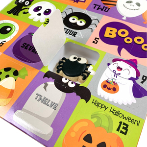 <span class=keywords><strong>Calendrier</strong></span> <span class=keywords><strong>de</strong></span> <span class=keywords><strong>l</strong></span>'<span class=keywords><strong>Avent</strong></span> du compte à rebours d'Halloween 13 nuits pour enfants Boîte-cadeau <span class=keywords><strong>de</strong></span> jouets vides avec revêtement UV <span class=keywords><strong>de</strong></span> gaufrage <span class=keywords><strong>de</strong></span> laminage mat - Product Image 5