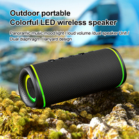 Nouveaux gadgets parlants, enceintes Bluetooth avec subwoofer, enceintes Bluetooth portables avec éclairage LED coloré