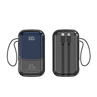 Batterie externe certifiée 3C KP200 20000mAh 22.5W à charge ultra-rapide, idéale pour les cadeaux d'affaires, le streaming en direct et l'alimentation mobile personnalisée