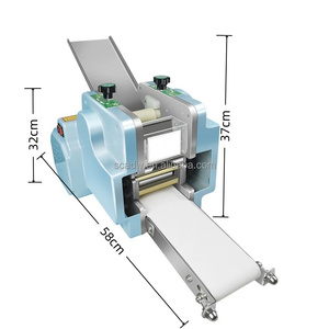 Nouvelle machine à étaler la pâte pour la maison, en acier inoxydable, automatique, pour la fabrication <span class=keywords><strong>de</strong></span> rouleaux <span class=keywords><strong>de</strong></span> printemps, <span class=keywords><strong>de</strong></span> wontons et <span class=keywords><strong>de</strong></span> samoussas, production efficace <span class=keywords><strong>de</strong></span> pâte à farine - Product Image 3