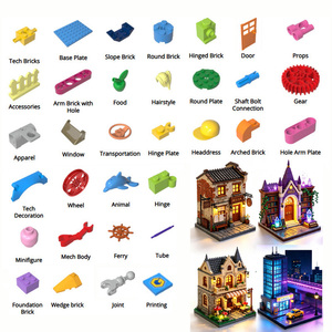 Gobricks - Juego de Bloques de Construcción de Ladrillos de Plástico para Modelos Arquitectónicos Personalizados, Casa, Tenement, Mansión, Vista de Calle, Kit de Ladrillos de Arquitectura - Product Image 4