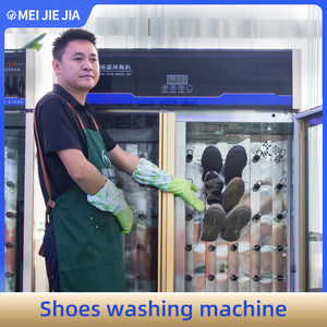 स्वचालित स्टेनलेस स्टील जूता वाशिंग मशीन क्षमता इलेक्ट्रिक भाप क्लीनर और ठंडे पानी की सफाई और सुखाने की प्रक्रिया - Product Image 3