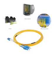 OEM kualitas tinggi Jumper Armor Mode tunggal kabel Patch LC LSZH/jaket PVC luar ruangan aplikasi FTTH 3G/4G 5G peralatan optik WiFi