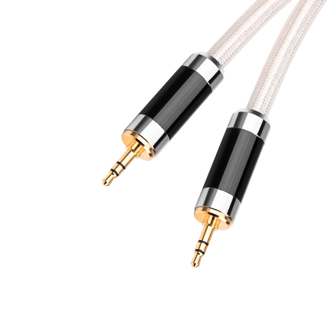 Hi-end Male Male 3.5mm Aux Cable for Speaker Amplifier Car Camera Microphone Computer Telephone Monitor CE for Connection