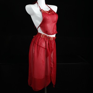 Robe de mariée sexy classique transparente, nuisette Hanfu, chemise de nuit sans manches en mousseline douce pour femme - Product Image 3