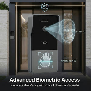 <span class=keywords><strong>Sonnette</strong></span> vidéo IP intelligente Hiwink 2K pour villa, en aluminium, étanche IP65 avec 7 écrans d'affichage - Product Image 4