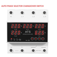 Commutateur de Transfert Automatique (ATS) Sélecteur de Phase Alimentation Sans Interruption Limiteur de Surintensité et Surtension à Trois Voies avec Affichage 5 Écrans