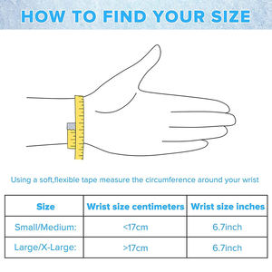 Wrist <b>Ice</b> <b>Pack</b> Wrap Thumb Brace for Either Hand for Hot & Cold Therapy - <b>Reusable</b> Soft Gel Glove for Injuries, Carpal Tunnel - Product Image 6