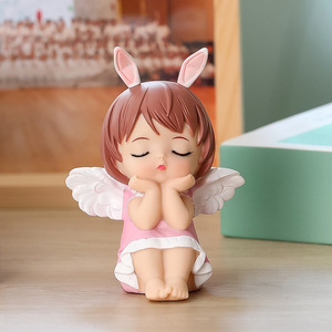 Poupée Bella Ballet Girl en PVC, figurine d'ange, décoration mignonne de dessin animé pour voiture, maison, ornement de pâtisserie - Product Image 4