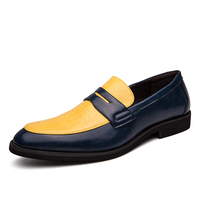 Chaussures Homme Tendance Personnalisées en Cuir PU Taille 48 – Mocassins Rouges de Soirée et Chaussures Décontractées de Marche pour Hommes