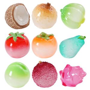 Modelo de Fruta Artificial Luminosa en Miniatura Personalizable, Accesorios DIY, Adorno de Fruta Pequeño y Bonito, Regalo para Llavero de Frutas - Product Image 4