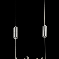 VH Grand lustre d'intérieur en cristal Design simple et élégant pour salle à manger familiale, escalier et villa au plafond pour hôtels
