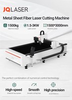 Machine de découpe laser à fibre CNC compacte JQ 1530 |   Coupeur de tôles métalliques de haute précision