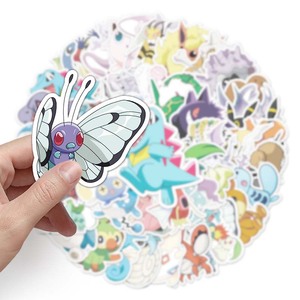 50pcs haute qualité téléphone portable découpé auto-adhésif vinyle PVC <span class=keywords><strong>Manga</strong></span> autocollant impression Anime autocollants - Product Image 6