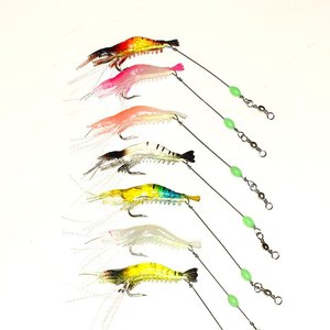 เหยื่อปลอมกุ้งเรือ<span class=keywords><strong>ง</strong></span>แส<span class=keywords><strong>ง</strong></span>ขนาด 9 ซม. ทำจากพลาสติกนิ่ม - Product Image 1