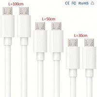 Câble de charge et de données 1M pour Android, chargeur V8 Micro, câbles de charge pour téléphone portable, câble USB Micro, chargeur de câble Micro USB