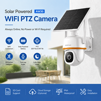 AI Human Detection Outdoor Wireless CCTV Camera Dual Light Source Color Night Vision Smart Motion Solar Security Camera