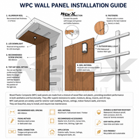 Revêtement mural extérieur en panneaux WPC, panneau mural anti-corrosion, panneau extérieur en bambou, revêtement extérieur composite pour maison, revêtement imperméable