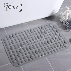 Tapis de bain en PVC imperméable avec ventouses antidérapantes pour douche et baignoire - Product Image 4