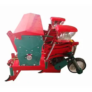 Traktor Dipasang 2 Baris Yang Tepat Jagung Seeder Kedelai Planter