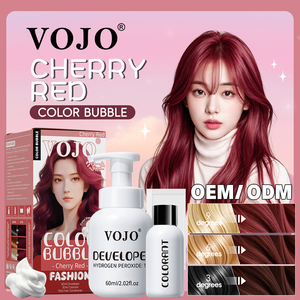 Produit phare en Corée et en Asie du Sud-Est : Coloration capillaire à bulles VOJO sans ammoniaque, 12 teintes tendance, <span class=keywords><strong>couleur</strong></span> longue durée, en stock, vente en gros - Product Image 2