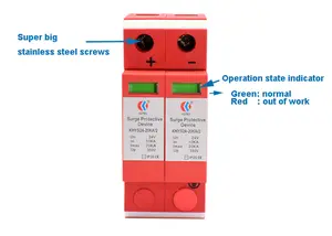 Class C 2 Poles 20ka 40ka Dc Surge Suppressor Dc 12v Power Surge Protector