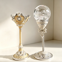 Supports Métalliques en Gros pour Sphères de Cristal Variées, Présentoirs en Alliage pour Boules de Cristal