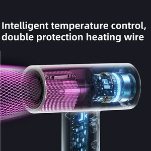 Secador de Pelo Inalámbrico Portátil de Viaje, Secador de Pelo Recargable, Secador de Pelo Inalámbrico con Pantalla LCD, Secador de Pelo de Alta Velocidad - Product Image 4
