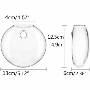 <span class=keywords><strong>Vase</strong></span> Mural en Verre Créatif pour Plantes Hydroponiques – Décoration Intérieure - Product Image 3