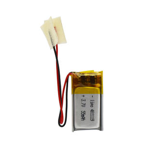 401119 55mAh lithium-ion polymer battery <span class=keywords><strong>3</strong></span>,7 V with CB IEC62133 - Product Image 2