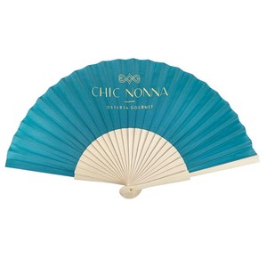 Éventails pliants en bois élégants à impression personnalisé<span class=keywords><strong>e</strong></span> Beckon pour événements au bord de la piscine, cours d'été et promotions - Product Image 4