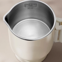 Mini-casserole électrique portable 1L avec fonction économie d'énergie pour la maison, l'hôtel, le dortoir, la voiture et l'extérieur, en acier inoxydable