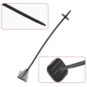 Universal Electric Cooling Radiator Fan Accessory Kit CF004 Y Black For Retrofit Upgrade With Plastic Stainless Steel <b>Foam</b> <b>Pads</b> - Product Image 4
