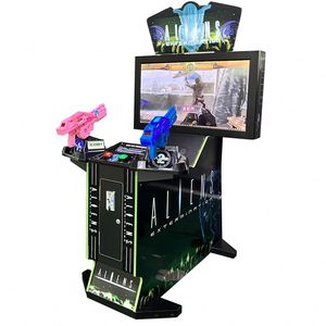 Machine de tir à monnayeur 42 pouces pour deux joueurs, jeu triple-en-un pour enfants sur le thème de la maison hantée, machine de jeu d'arcade - Product Image 2