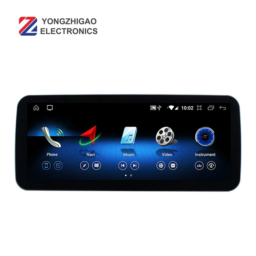 12.3 inch android 11 8 core gps stereo screen multimedia dvd player car parts w204 android screen For mercedes benz GLC C Class