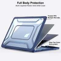 Étuis rigides pour ordinateur portable MacBook Air 13,6 M2 A2681/M3 A3113/M4 A3240/M5 A3449, support métallique pliable, couvercle de dissipation thermique