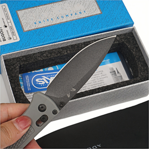Couteau pliant BUGOUT 535, acier CPM-S30V, pointe tombante, usage extérieur EDC, manche en nylon, ouverture par bouton poussoir - Product Image 5
