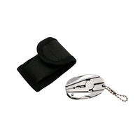 Promotion Mini EDC DIY Multi-outil de poche en acier inoxydable au chrome-vanadium avec pince à mâchoires dentelées et porte-clés pour l'extérieur