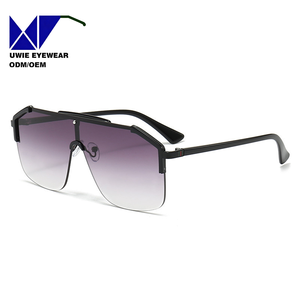 Gafas <span class=keywords><strong>de</strong></span> Sol con Montura Ligera, Diseño Moderno, Sin Montura, Polarizadas, <span class=keywords><strong>para</strong></span> Hombre y Mujer, <span class=keywords><strong>Lentes</strong></span> <span class=keywords><strong>de</strong></span> Cristal con Montura Metálica, Novedad 2022 - Product Image 2