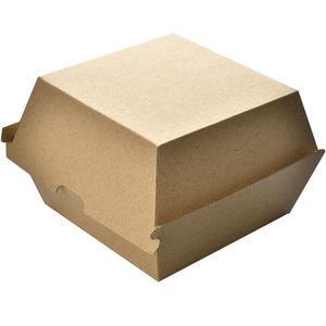 Restaurantbedarf Umweltfreundliche Recycelbare Wiederverwendbare Lebensmittelgeeignete Papier-<span class=keywords><strong>Burger</strong></span>-Catering-<span class=keywords><strong>Box</strong></span> Leuchtkasten-<span class=keywords><strong>Box</strong></span> mit Individuellem Logo - Product Image 4