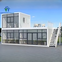 Maison conteneur préfabriquée personnalisée, démontable et en kit, pour bureau, dortoir, résidence