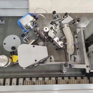 Panneau à base <span class=keywords><strong>de</strong></span> bois MDF plaqueuse <span class=keywords><strong>de</strong></span> chants biseautés automatique plaqueuse <span class=keywords><strong>de</strong></span> chants droite en PVC à 45 degrés pré-fraisage coupe d'angle - Product Image 5