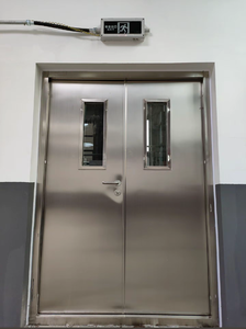 Les portes coupe-feu en acier inoxydable AISA304 conviennent aux ateliers et aux <span class=keywords><strong>locaux</strong></span> commerciaux soumis à une forte humidité et à une forte concentration de graisse. - Product Image 3