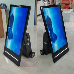 Ngoài trời IP65 di động LCD kiosk trên bánh xe di động kiosk hiển thị với pin quảng cáo <span class=keywords><strong>media</strong></span> <span class=keywords><strong>player</strong></span> - Product Image 2