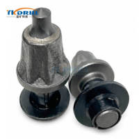 Dents de coupe pour décapeuse routière C50 haute performance, pointes en carbure de tungstène pour le fraisage d'asphalte, la réparation routière et l'élimination de revêtements.